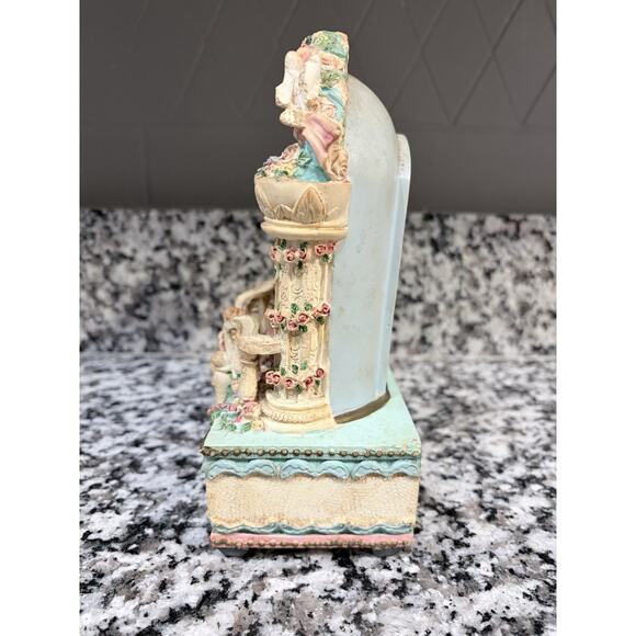 Vtg 1979 Carousel Horse Cherub Angel Music Box “Somewhere in Time” WORKS - Picture 2 of 6